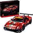 LEGO® Technic 42125 Ferrari 488 GTE “AF Corse #51”, Construction, Voiture de Sport, Maquette Voiture à Construire, pour Adultes-0