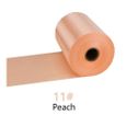 11-Peach-10cm X 25meters -Rubans en Satin gros grain 8cm-10cm-15cm de large 25 mètres-rouleau pour décoration de chaise de mariage-v-0