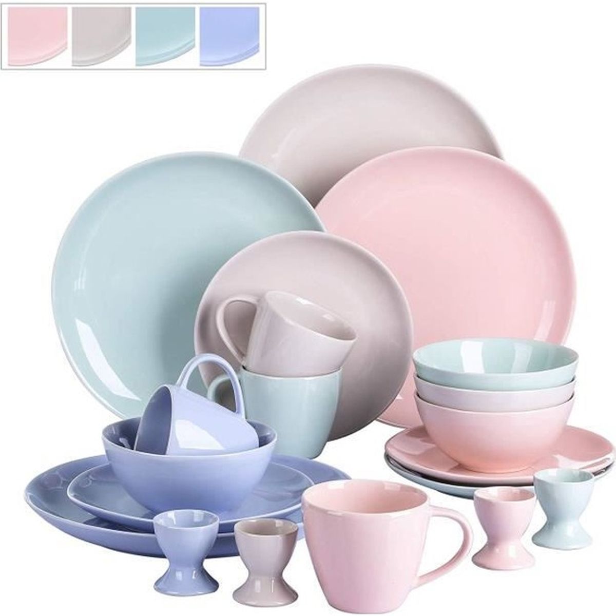 12 chute verres hauteur 230 ML Bleu à Carreaux Pot Pots de confiture einweck verre