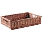 Panier en osier Aubry Gaspard - Buff naturel - 40x28x10cm