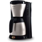 Cafetire filtre Philips HD754620 - 1,2L, 15 tasses, jauge thermique, arrt automatique - Mtal noir