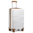 Kono Valise Grande Taille 74.5x49x30cm Valises Soute Valise Rigide Trolley ABS Valise de Voyage avec roulettes et Serrure TSA,