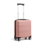 Kono Valise Cabine 45x35x20cm Léger Valises de Voyage Trolley Rigide en ABS avec Bagages à Main à 4 roulettes et Serrure TSA, Rose