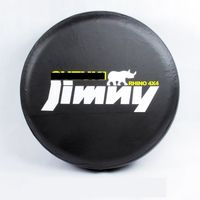 Bâche de protection,Juste de roue de secours en cuir PVC pour Suzuki Jimny,housse étanche,anti-poussière,sac pour - 15 inch Jimny