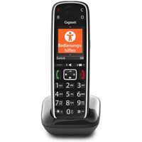 Gigaset E720 Telephone Analog/dect Identification de l'appelant Noir [Version Allemande]