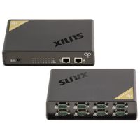 Convertisseur Ethernet RJ45 TCP/IP vers Série RS232 8 Ports COM RS-232 DB9 - Chipset SUNIX DPL2000Q (DPAS08H00)