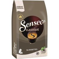 LOT DE 4 - SENSEO - Classique Café Dosettes - paquet de 54 dosettes - 375 g