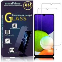 Pour Samsung Galaxy A22 4G 6.4": Lot - Pack de 2 Films de protection écran Verre Trempé