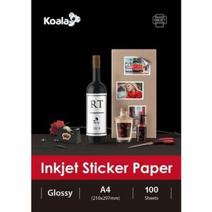 PAPIER IMPRIMANTE Koala - SG115-A4-100 - Papier photo auto-adhesif a