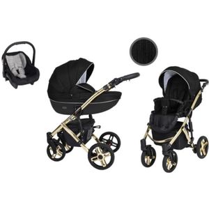 poussette trio noir pas cher