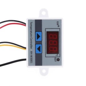 Thermostat XH-W3001 12V avec affichage de la température, -50 ° C à 110 ° C