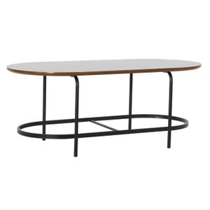 TABLE À MANGER SEULE table de salle à manger bois verre fer (99.5 x 50 