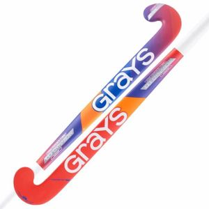 CROSSE DE HOCKEY Crosse de hockey gazon enfant Grays Hockey 100i IND UB MC - bleu/rouge - 33