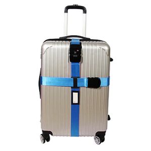 R sangle de securite Noir SODIAL Sangle a Bagage Reglable avec Serrure a Combinaison Accessoire de Voyage