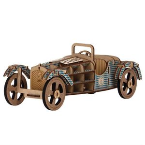 playwood 38 Pièces Auto de Construction Cadeau 3D Plaqué Modèle Kit jeu de quinze par M 