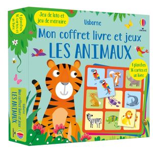 LIVRE JEUX ACTIVITÉS Les animaux - Mon coffret livre et jeux           