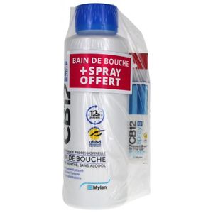 BAIN DE BOUCHE 78051 Cb12 500 ml + Spray 15 ml Offert