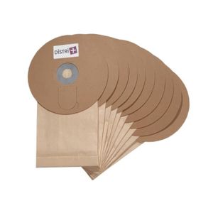 POWER D – HAREMA//HVS 13S – HV VACUUMLINE : HV 13S NOVAKEM : P 6 6582030 D 12 2512044 AS 6 Sac aspirateur compatible GHIBLI : 6511051 Pochette de 10 sacs papier TODEMINS : AS 6