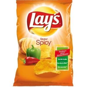 TUILES & TORTILLAS LAY'S Chips spicy - 130 g
