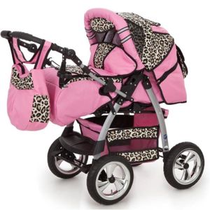 Poussette trio leopard rose new arrivals