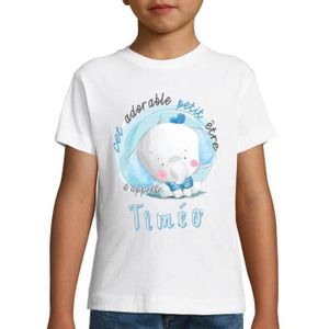 T-SHIRT Timéo | T-Shirt Enfant pour Jeune garçon de 4 à 8 
