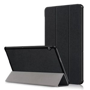 Noir TopACE Coque Etui Housse Huawei MediaPad T5 10,Ultra Slim Etui Huawei MediaPad T5 10 Housse Qualité Stand Folio Case pour MediaPad T5 10 