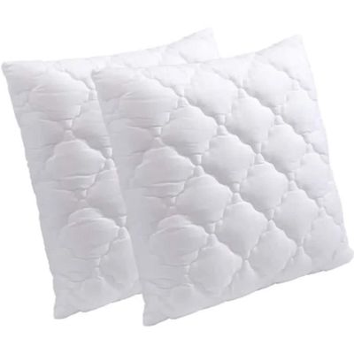 Oreiller - MORTREUX - 60x60 cm - Ferme - 100% Coton Percale - Fabrication Française - Maison