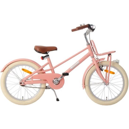 Vélo Cruiser Fille Lux4kids 20 Pouces – 6-10 Ans, 115-140 Cm – Frein à Rétropédalage, Panier Inclus, Cadre Acier