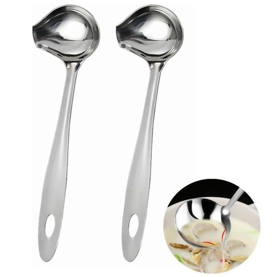 Louche Bec Verseur Louche Monobloc En Inox De Buye - Longueu 28 Cm, Agent Ustensiles De Cuisine Inox
