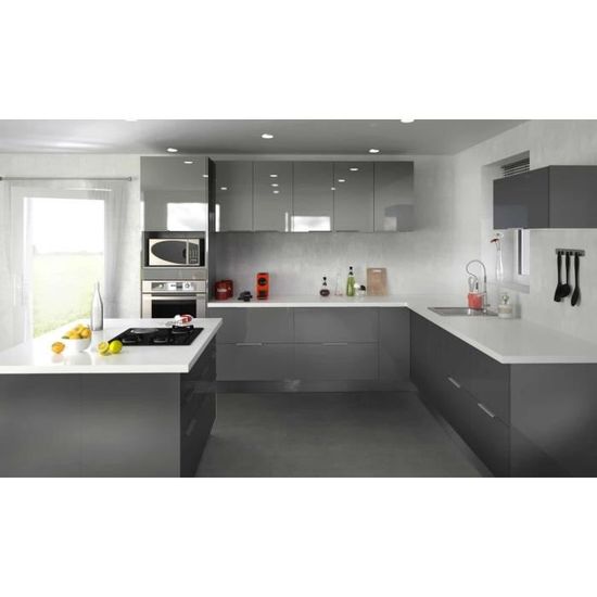 Cuisine Type 10 310cm 310cm Gris Cuisine Complete Achat Vente Cuisine Complete Cuisine Type 10 310cm Soldes Sur Cdiscount Des Le 20 Janvier Cdiscount