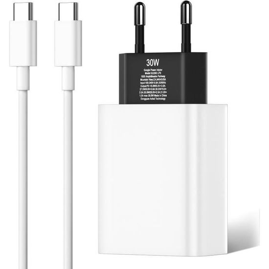 Chargeur USB-C 120W Avec Câble 1m – Charge Rapide Pour Huawei, Xiaomi, Tablettes Et Smartphones