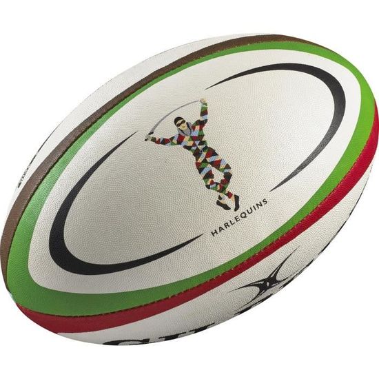 GILBERT Ballon de rugby Replica Harlequins T4