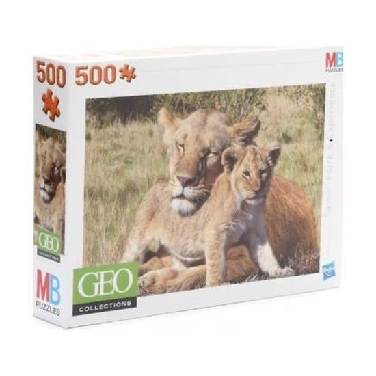 Puzzle Lionne Et Lionceau 500 Pieces Collecti Cdiscount Jeux Jouets