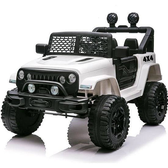 voiture electrique 12v avec telecommande parentale 2 places