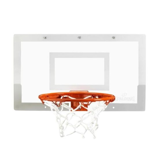 Panier de basketball Spalding Arena Slam 180 - blanc transparent/orange - TU