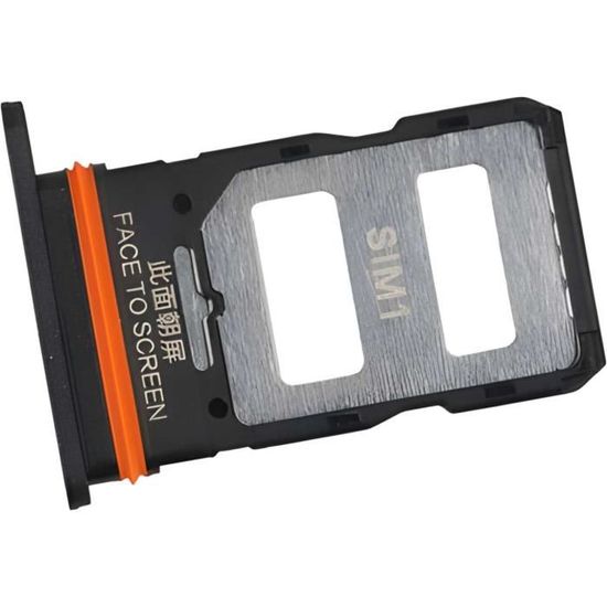 Tiroir SIM Double Pour Xiaomi Redmi Note 12 Pro+ 5G – Noir – Marque GLOBALSTOCK