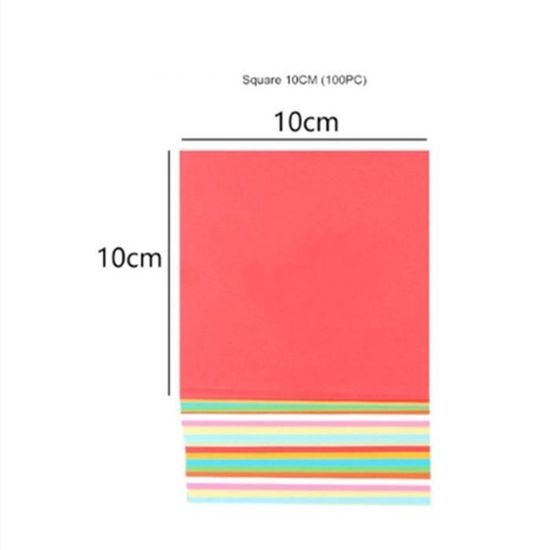Lot 300 Feuilles Papier Origami 3 Tailles - 20 Couleurs - Idéal Bricolage Enfants Et Adultes