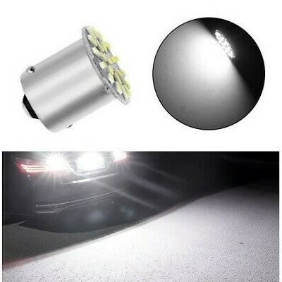 Ampoule LED BAY15D P21/5W 22 SMD 6000K Blanc Xénon Veilleuse Feux 12V Moto scooter Auto