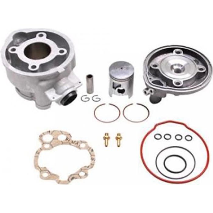 Haut moteur Minarelli AM6 pour 50 cc de NC a 938 etat Cylindre piston culasse alu nikasyl montage ancien et nouveau moteur ( D...
