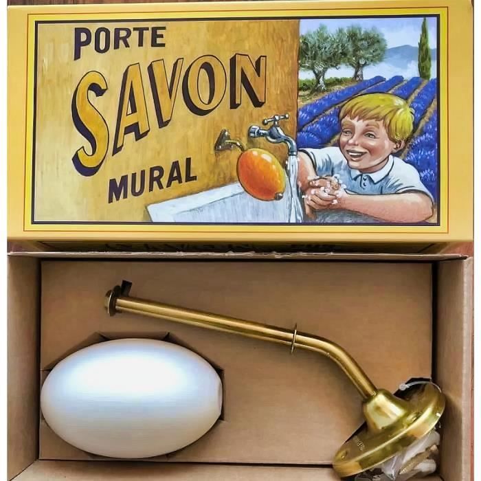 Savon Rotatif écolier Porte Savon Mural Fabrication Française