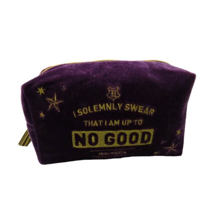 Harry Potter jure solennellement de sa trousse de toilette en peluche mauve