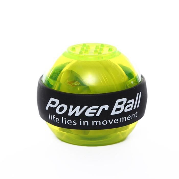 Accessoires Fitness - Musculation,LED entraîneur de balle de poignet Relax Gyroscope balle de puissance de haute - Type green