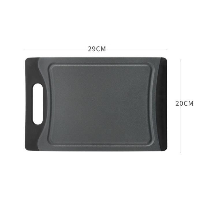 Planche à découper,Bloc à découper, planche à découper épais noir antibactérien pour la cuisine, stockage de - Type H257 Medium