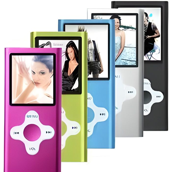 Lecteur MP3 / MP4 FM + Jeux + Dictaphone 8Gb