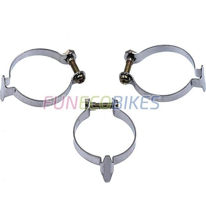 Collier passe gaine inox type simplex vélo 28,6mm fixie single speed