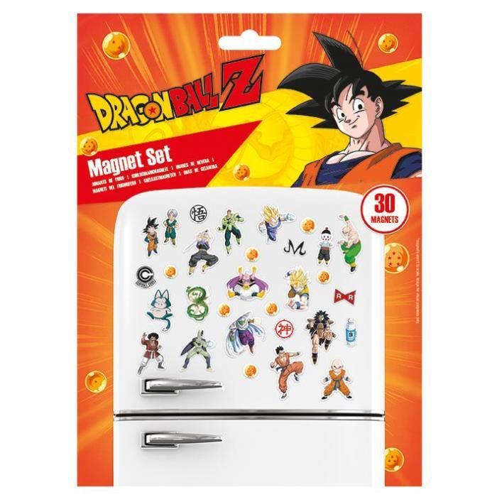 Pack de 19 aimants magnets DragonBall Z