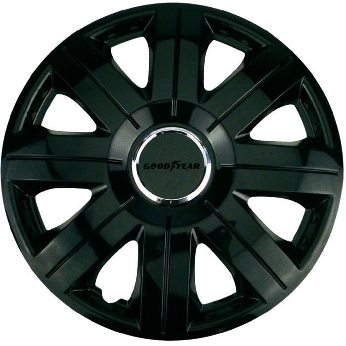 Enjoliveur x4 Goodyear R16 noir