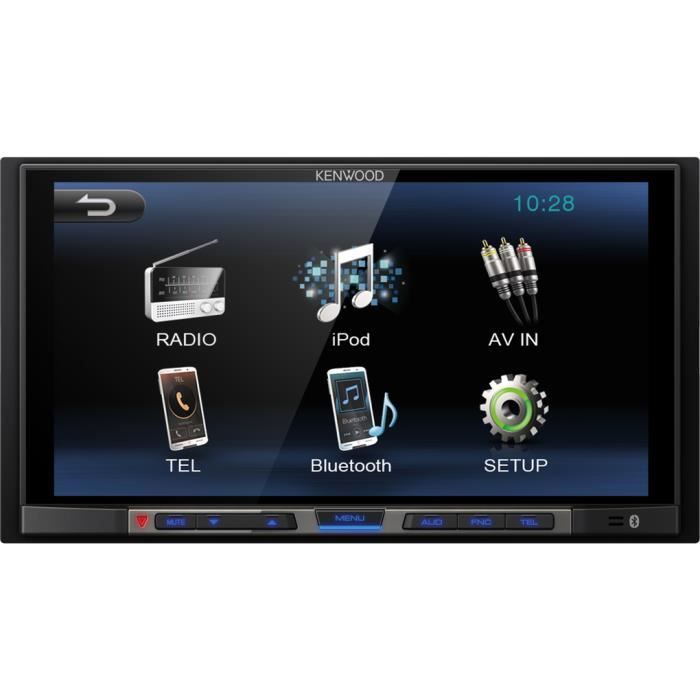 KENWOOD DMX100BT Moniceiver 2-Din avec Bluetooth