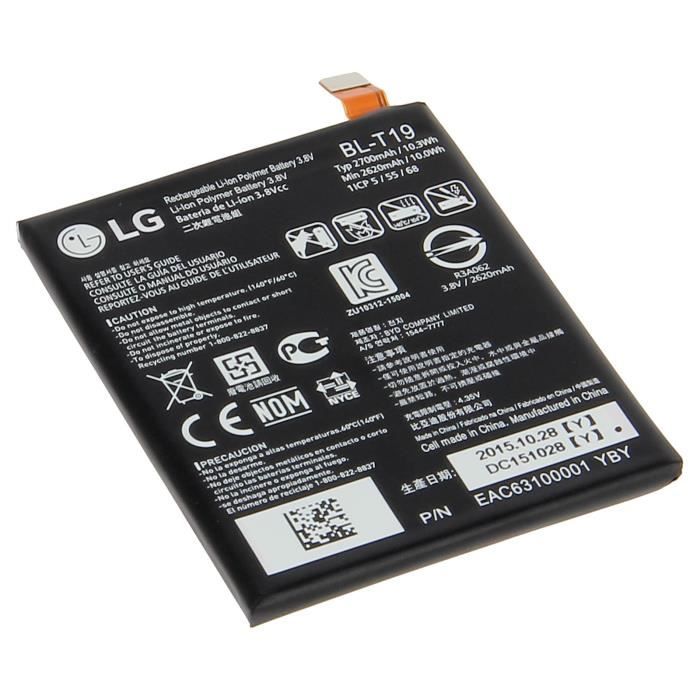 Batterie Original LG Google Nexus 5X - LG BL-T19 2700mAh