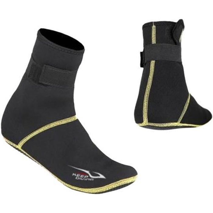 Chaussons De Plongée En Néoprène Antidérapant Chaussettes de Natation pour Homme et Femme